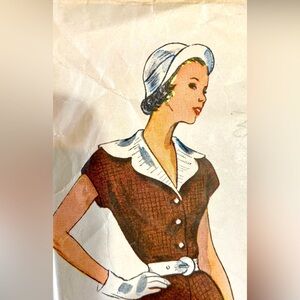 Vintage Simplicity 1949 Misses' Dress Pattern